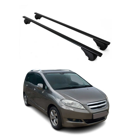 Dachträger Grundtäger für Honda FR-V 2004-2009 75kg Metall Schwarz 2 tlg