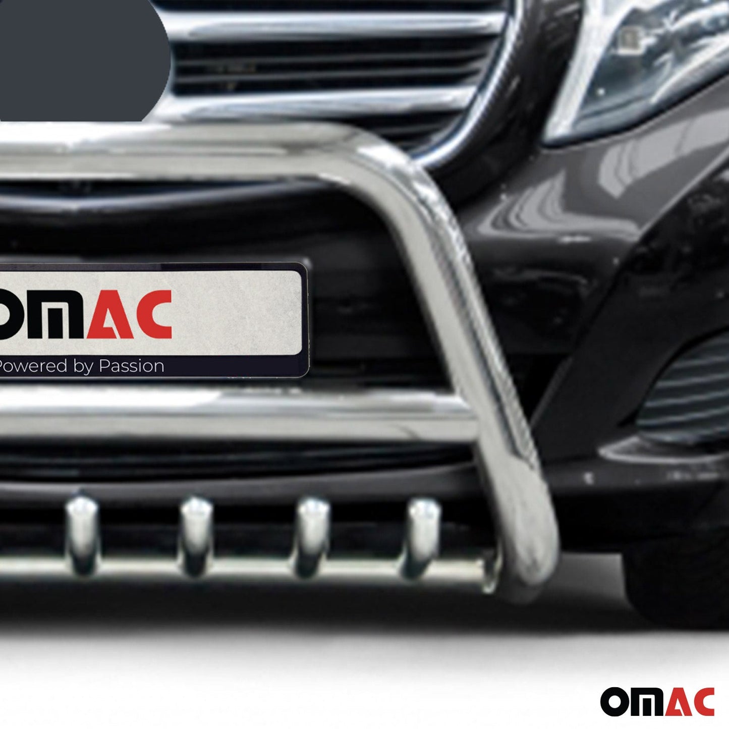 Bară de protecție față pentru Mercedes Class 2014-2025 cu ABE (omologare de tip germană) Oțel Argintiu