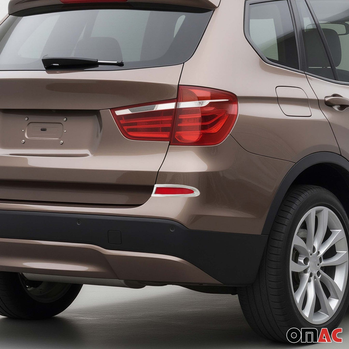 Nebelscheinwerfer Rahmen Umrandung für BMW X3 F25 2010-2013 Chrom ABS Silber