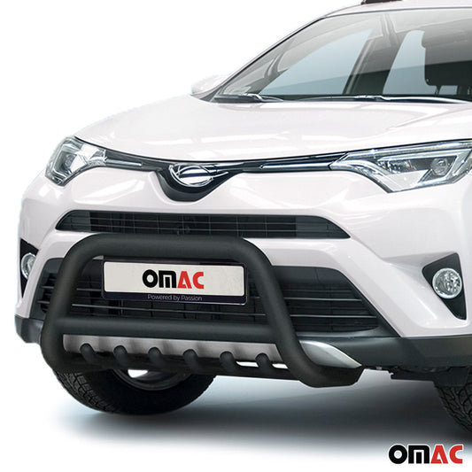 Bară de protecție față pentru Toyota RAV4 2016-2025 cu ABE (omologare de tip germană) Negru oțel