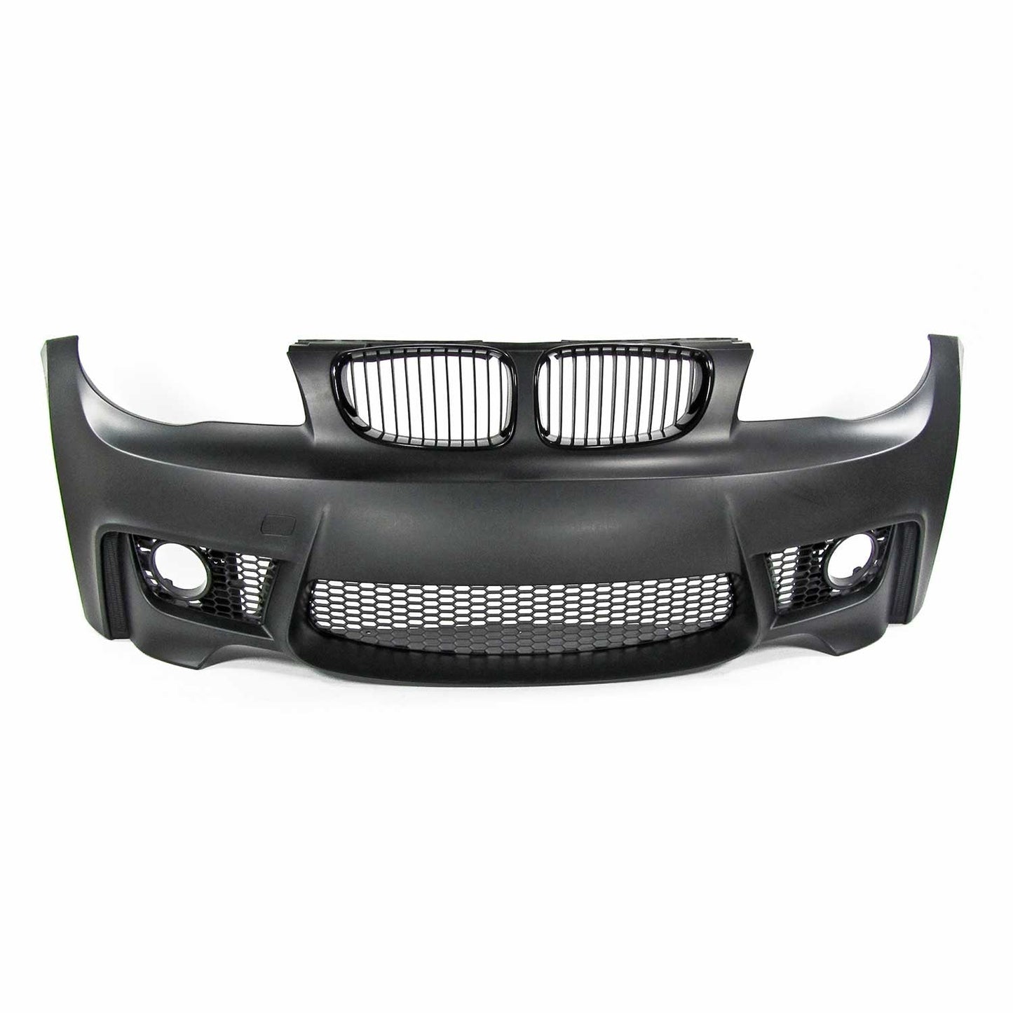 JOM Frontstoßstange für BMW E81/E82/E87/E88 2004-2013 mit Kühlergrill Schwarz