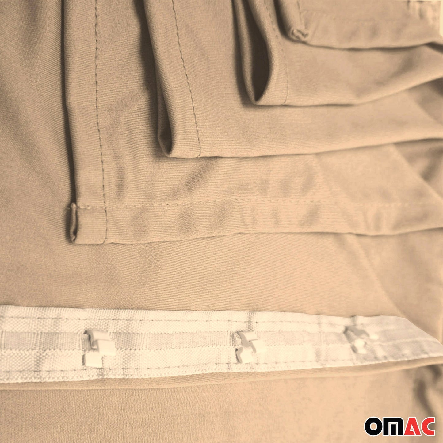 Sonnenschutz Gardinen für Ford Transit 1992-2002 Kurzer Doppelhecktür Beige 10x