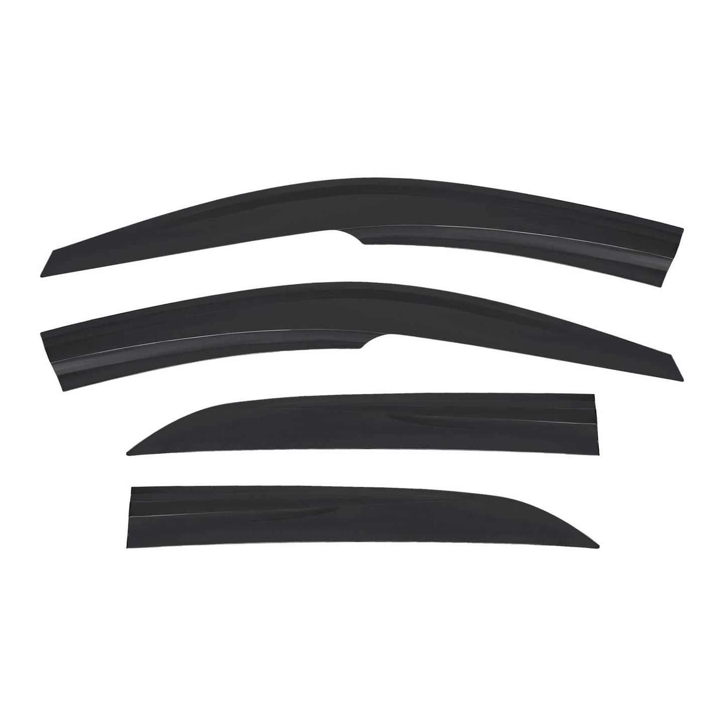 4x Deflectoare de vânt Deflectoare de ploaie pentru Hyundai i20 2014-2020 Hatchback Acril Închis la culoare