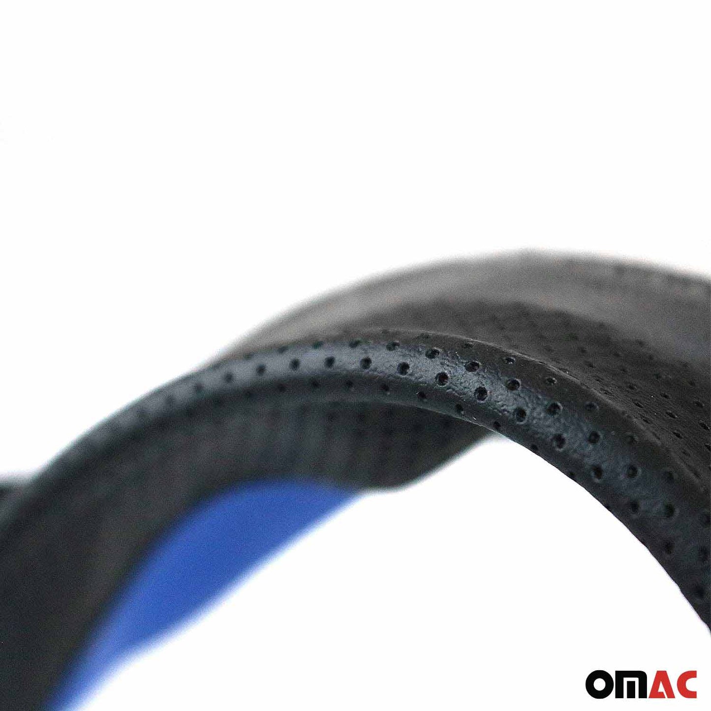 Lenkradbezug Lenkradschoner Lenkrad abdeckung Schwarz Halbmond Blau Ø 38-40 cm