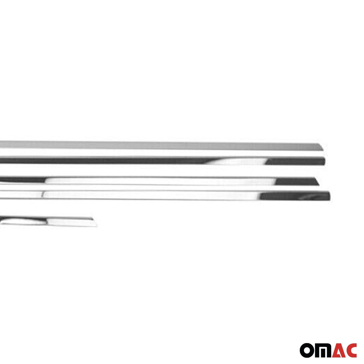 Benzi decorative pentru geamuri Honda Civic 2006-2011, oțel inoxidabil cromat, 6 bucăți