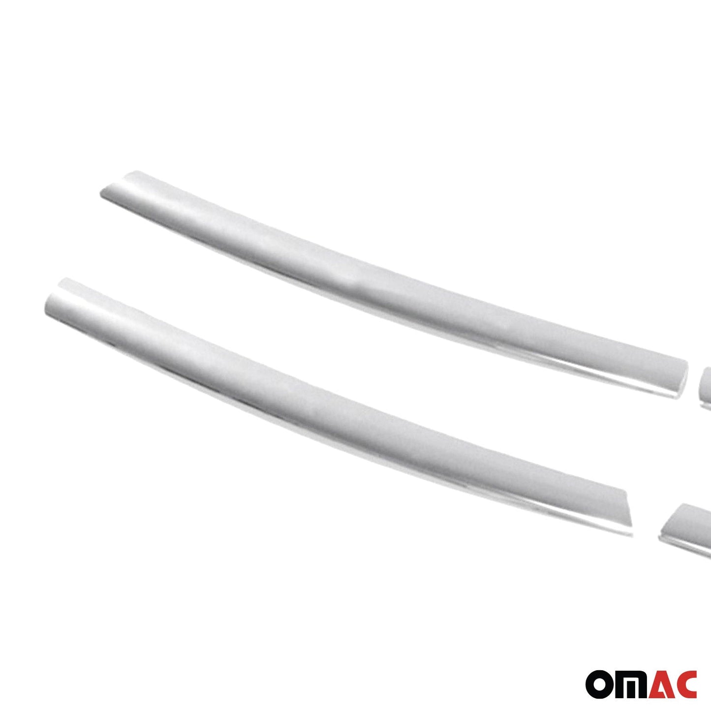 Benzi decorative grilă radiator VW Jetta 2010-2014, oțel inoxidabil, argintiu, 4 bucăți