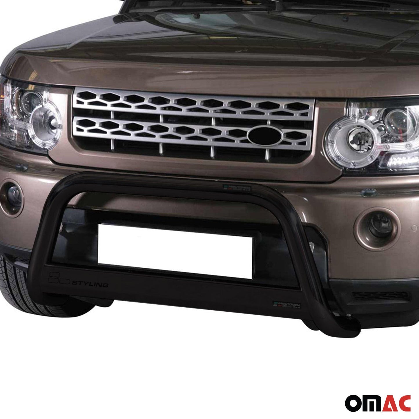 Bară de protecție/buton față pentru Land Rover Discovery 4 2009-2016 ø63mm Negru