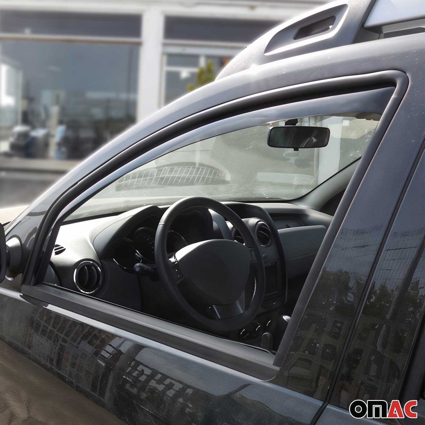 Windabweiser Regenabweiser für Dacia Duster 2013-2017 Dunkel Acryl 2tlg