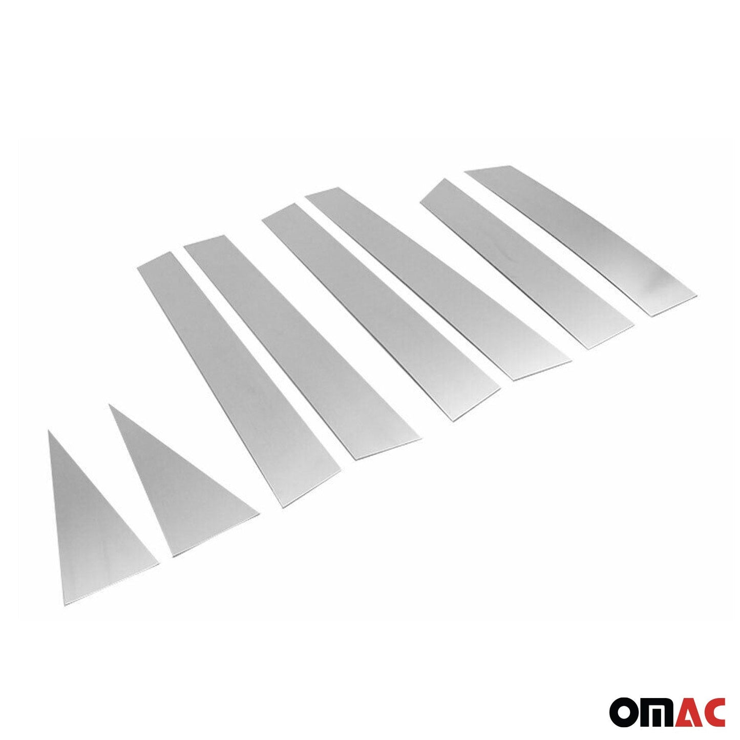 B-Säule Türsäulen Verkleidung für Nissan X-Trail 2016-2025 Edelstahl Silber 8tlg