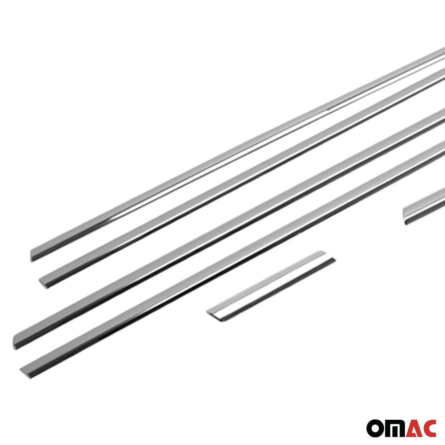 Fensterleisten Zierleisten für Hyundai Accent Blue Solaris 2012-2021 Chrom 6tlg