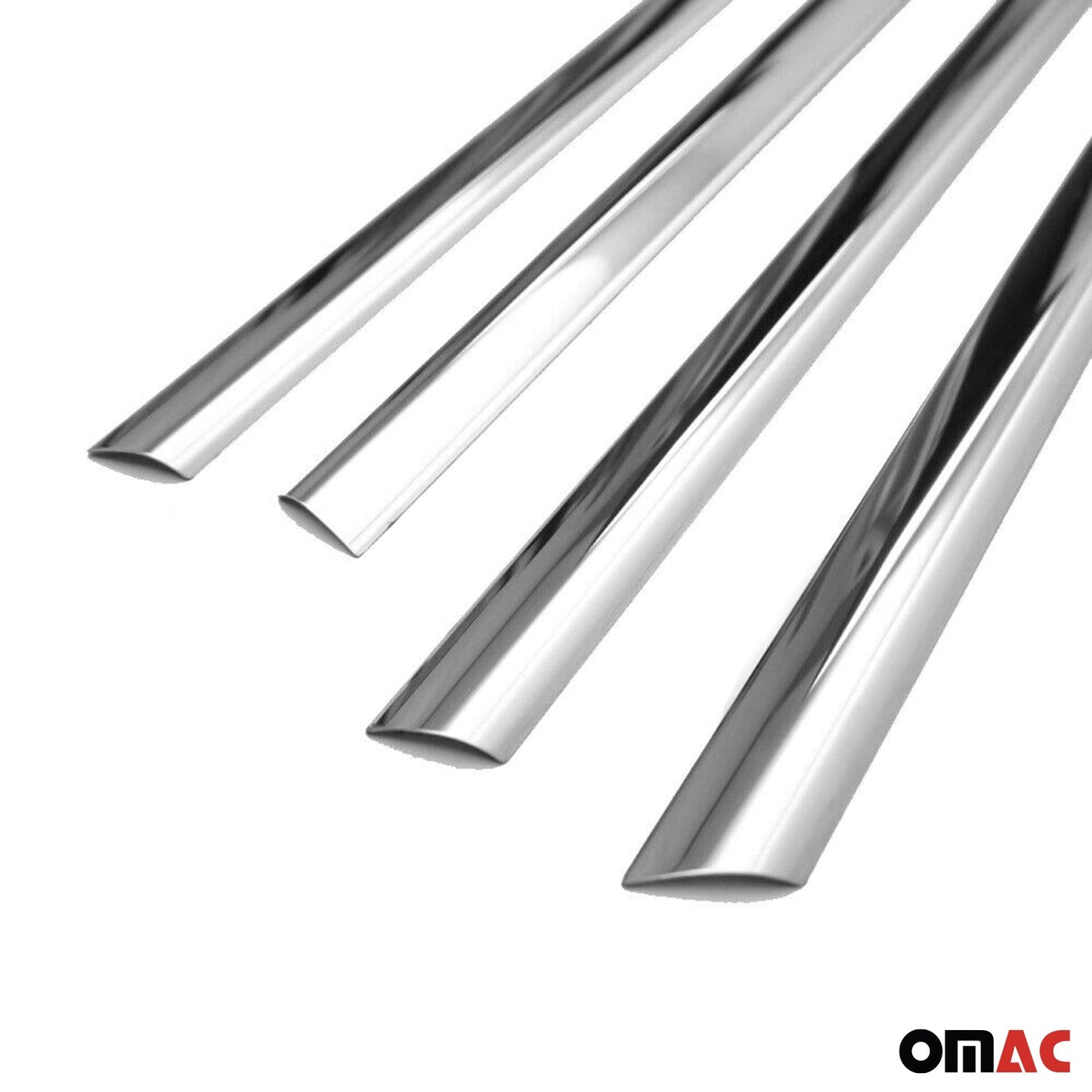 Benzi decorative pentru geamuri Ford Mondeo mk4 2007-2014, oțel inoxidabil cromat, 4 bucăți