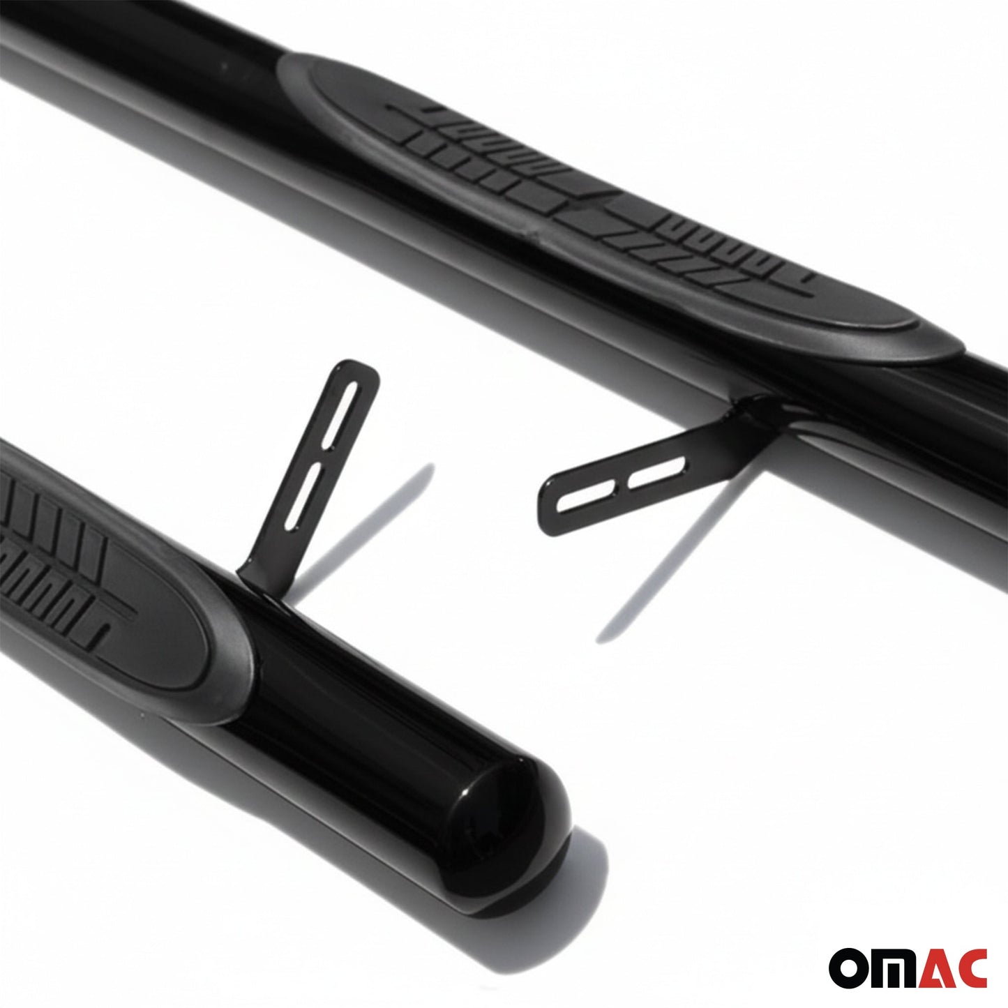 Praguri laterale din oțel, negre, pentru Mercedes Vito W447 L1/L2, 2014-2025, 2 buc.