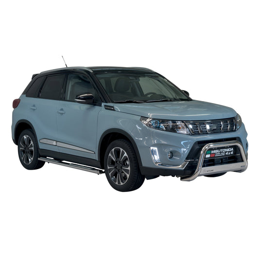 Bară de protecție/buton față pentru Suzuki Vitara 2019-2025 ø63mm oțel argintiu
