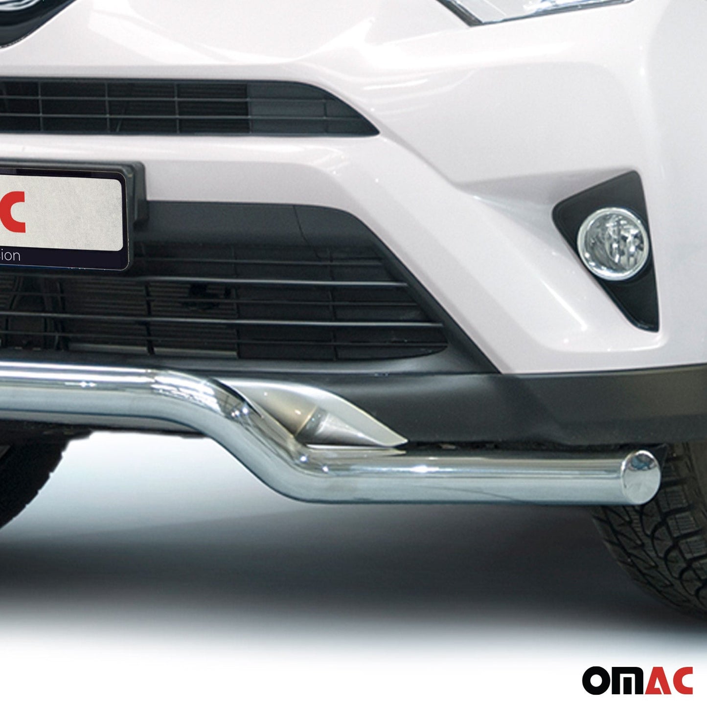 Bară de protecție față, bară de protecție față pentru Toyota RAV4 2016-2025, oțel, omologată ABE, argintiu