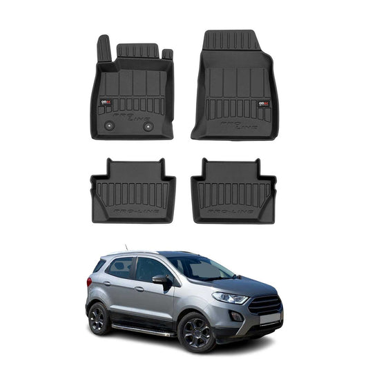 2014-2024 Ford Ecosport Fußmatten TPE Schwarz 4 tlg