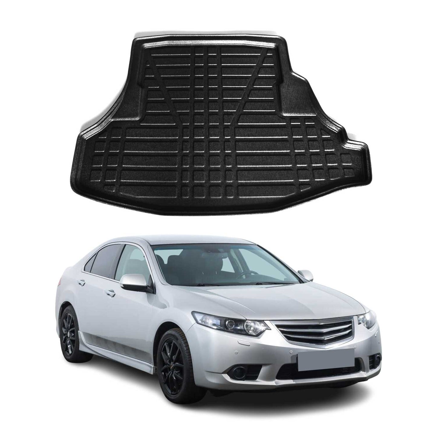 Kofferraumwanne Laderaumwanne für Honda Accord 2009-2021 Stufenheck Gummi TPE