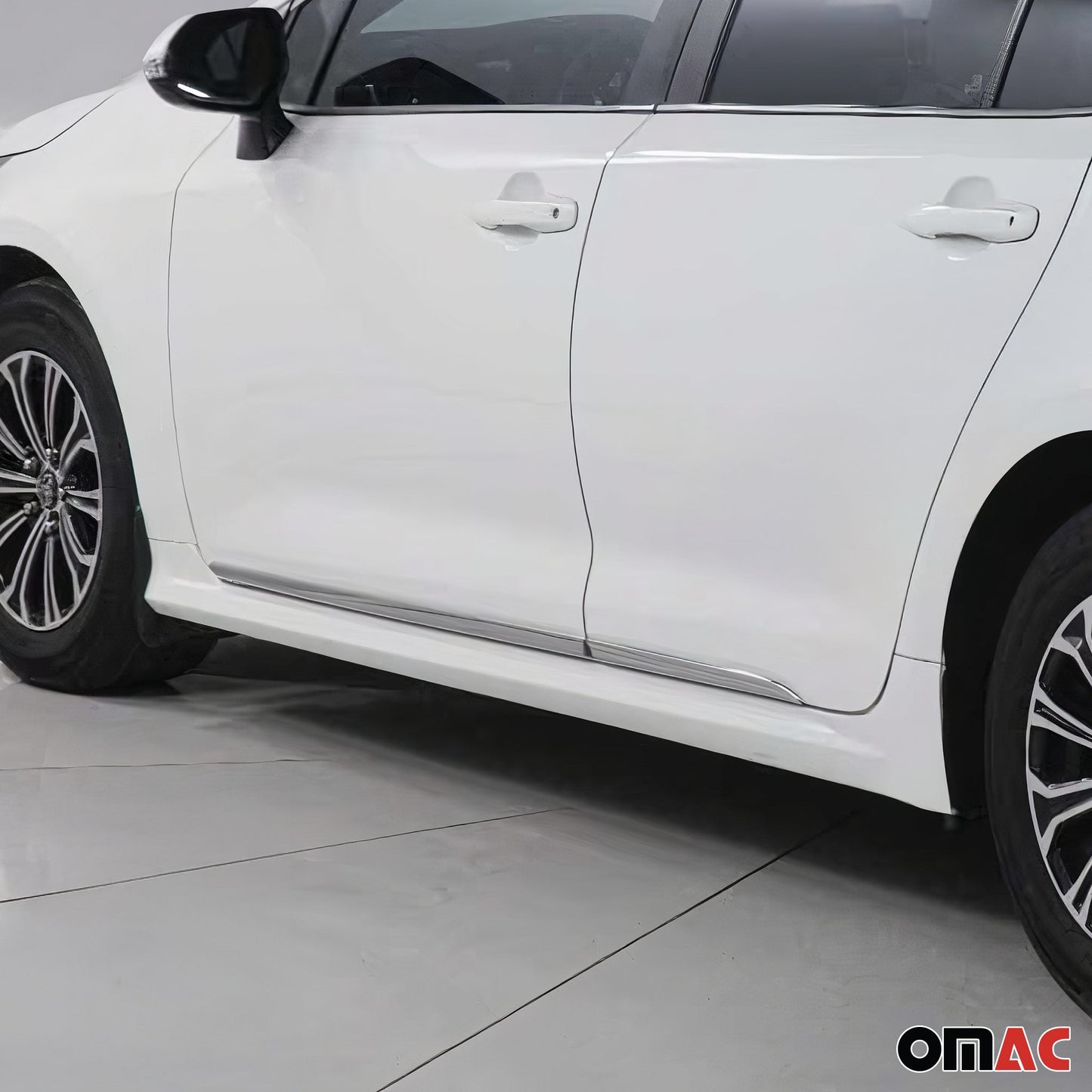 Seitentürleiste Türschutzleiste für Toyota Corolla Limo 2019-2025 Edelstahl 4x
