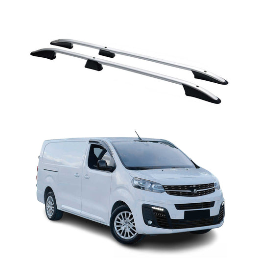 Dachreling Dachgepäckträger für Opel Vivaro 2019-2024 Langer L3 Alu Grau