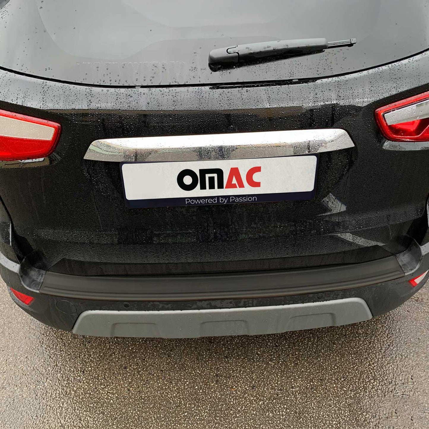 Ladekantenschutz Stoßstangenschutz für Ford Ecosport 2017-2024 Gebürstet Dunkel