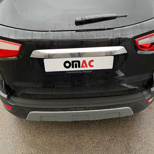 Ladekantenschutz Stoßstangenschutz für Ford Ecosport 2017-2024 Gebürstet Dunkel