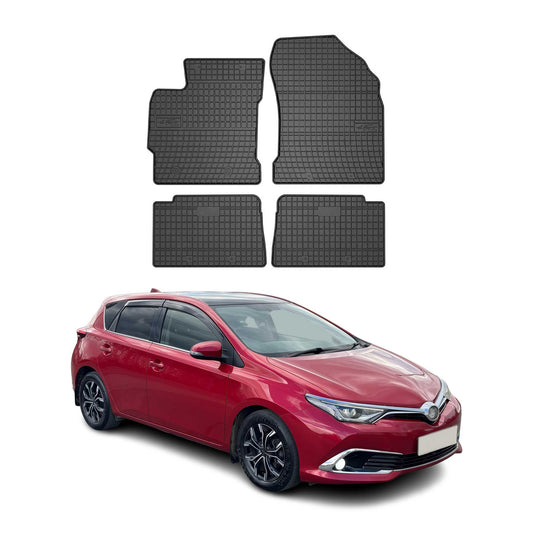 2013-2018 Toyota Auris Fußmatten Gummi Schwarz 4 tlg