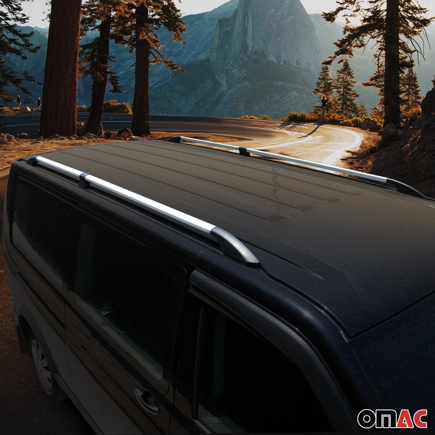 Dachreling Dachgepäckträger für Opel Combo E 2019-2025 L2 Langer Alu Grau