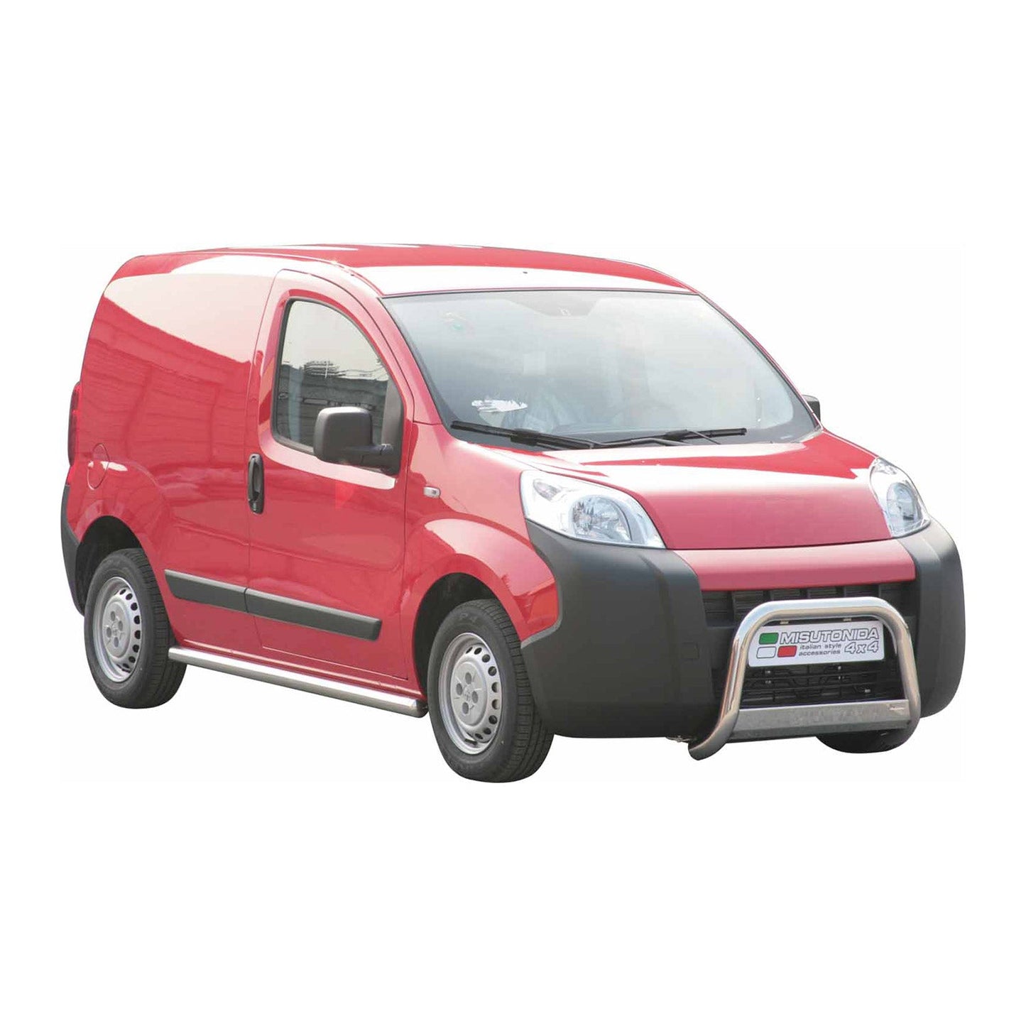 Bară de protecție/buton față pentru Peugeot Bipper 2008-2016, ø63mm, oțel, argintiu