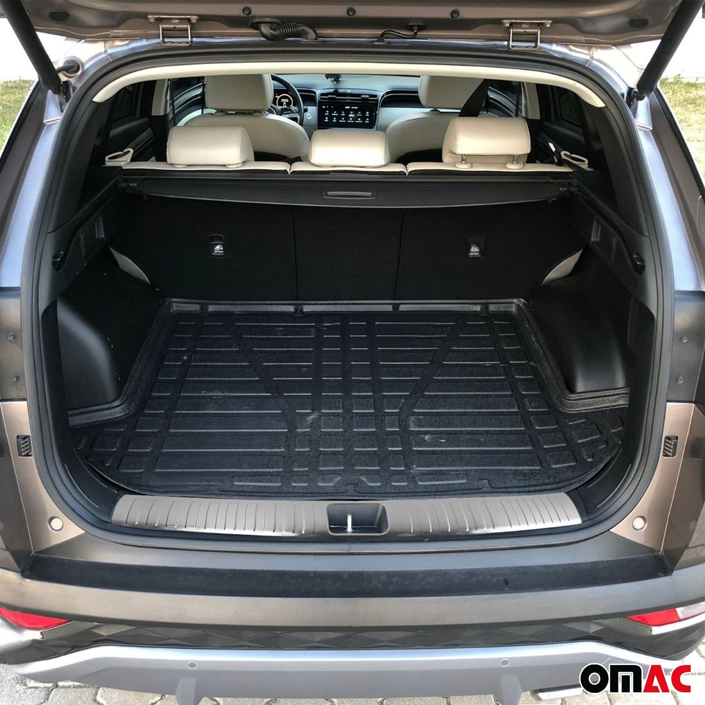 Protecție prag bară de protecție interioară pentru Hyundai Tucson 2015-2020, crom periat