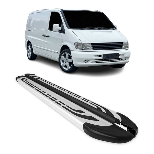 Trittbretter Seitenschweller für Mercedes Vito W638 1996-2003 L1/L2 Aluminium