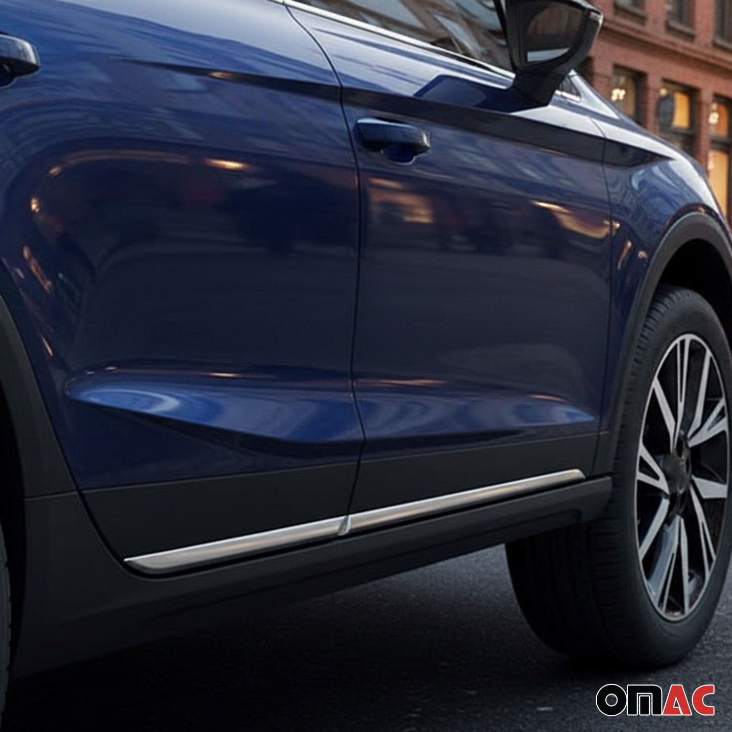 Seitentürleiste Türleisten Türschutzleiste für Seat Arona 2017-2025 Edelstahl 4x