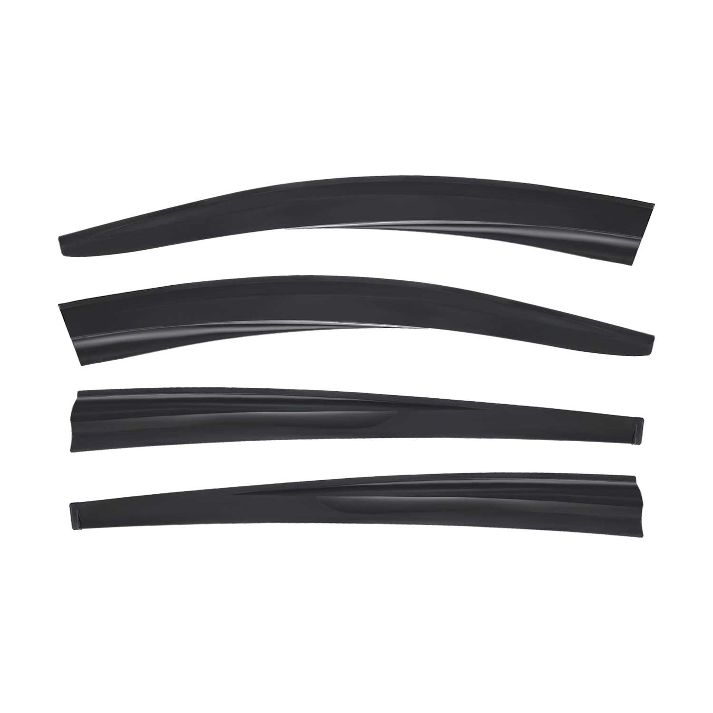 4x Deflectoare de vânt Deflectoare de ploaie pentru Dacia Sandero Stepway 2008-2012 Acril Închis