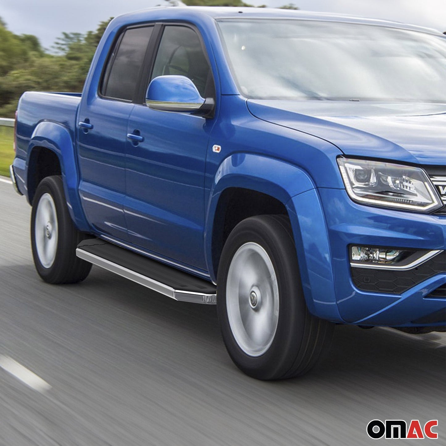 Trittbretter Seitenschweller für VW Amarok 2016-2021 ABE Alu