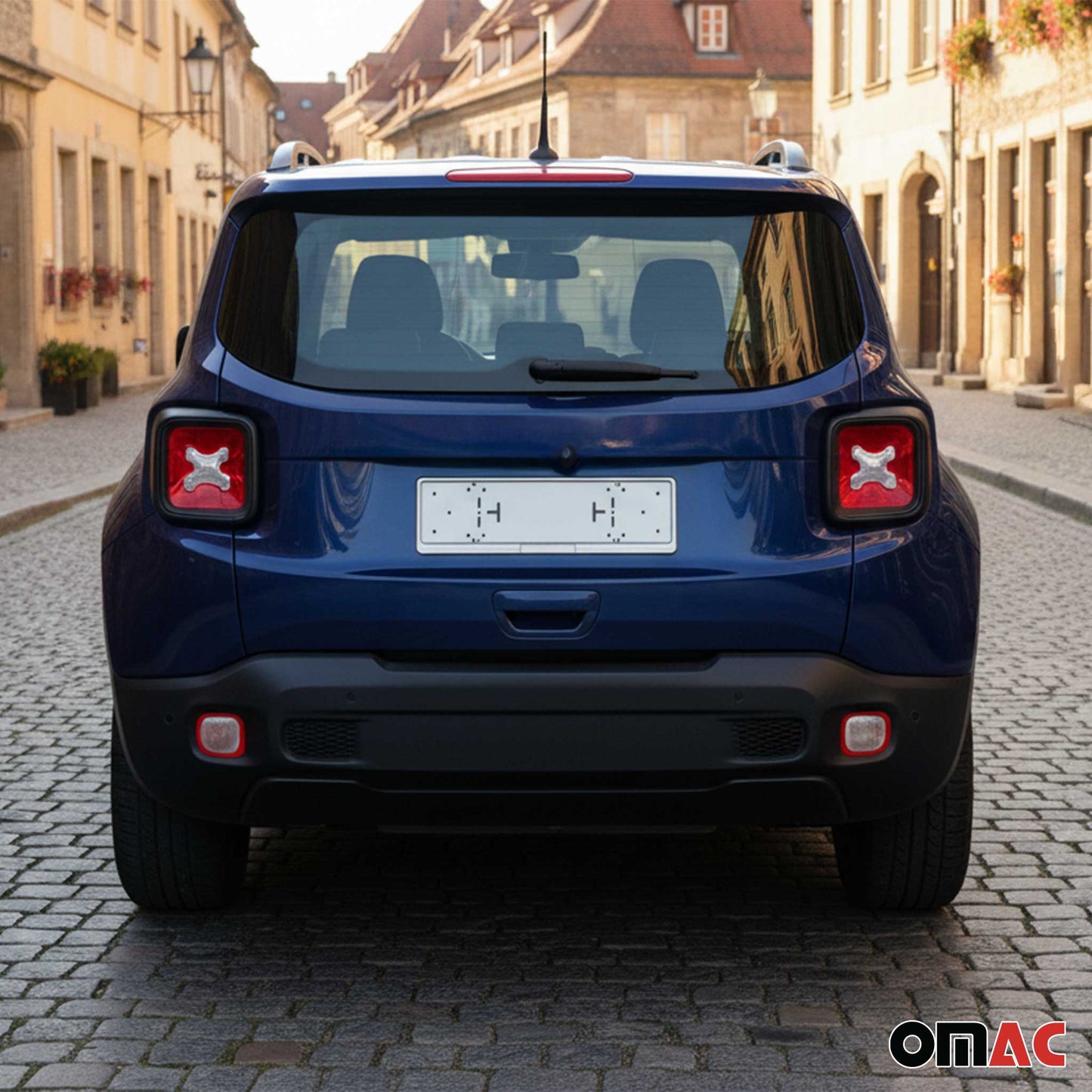 Kennzeichenhalter Nummernschildhalter für Hyundai Edelstahl Silber 2tlg