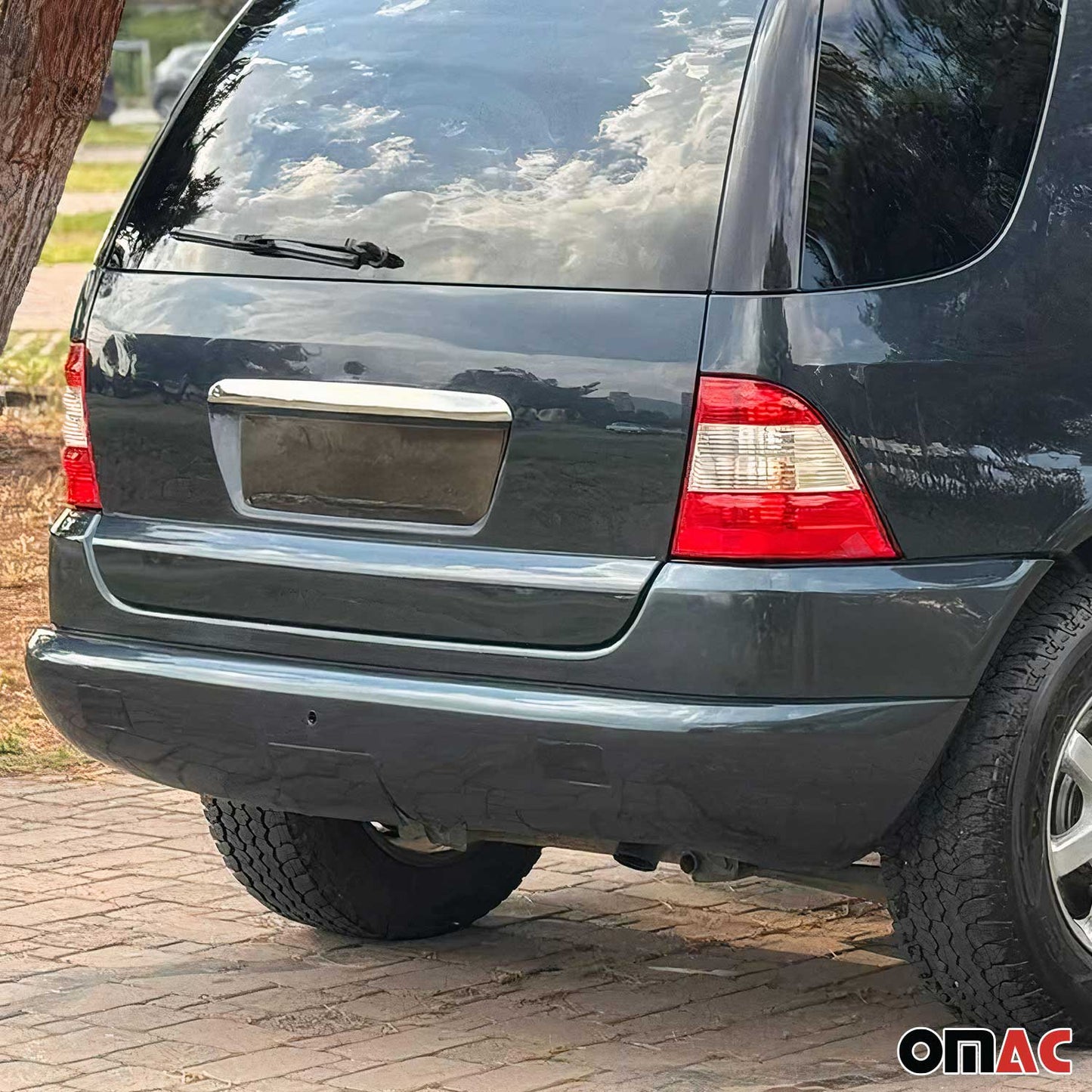 Heckklappe Kofferraumöffner Griff für Mercedes ML W163 1998-2005 Edelstahl Chrom