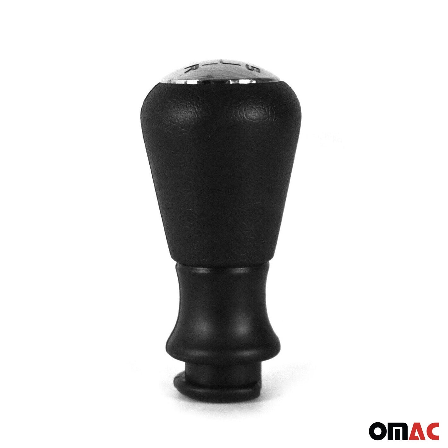 Maneta schimbătorului de viteze pentru Peugeot 206 1998-2013 cu 5 trepte, piele ecologică, neagră