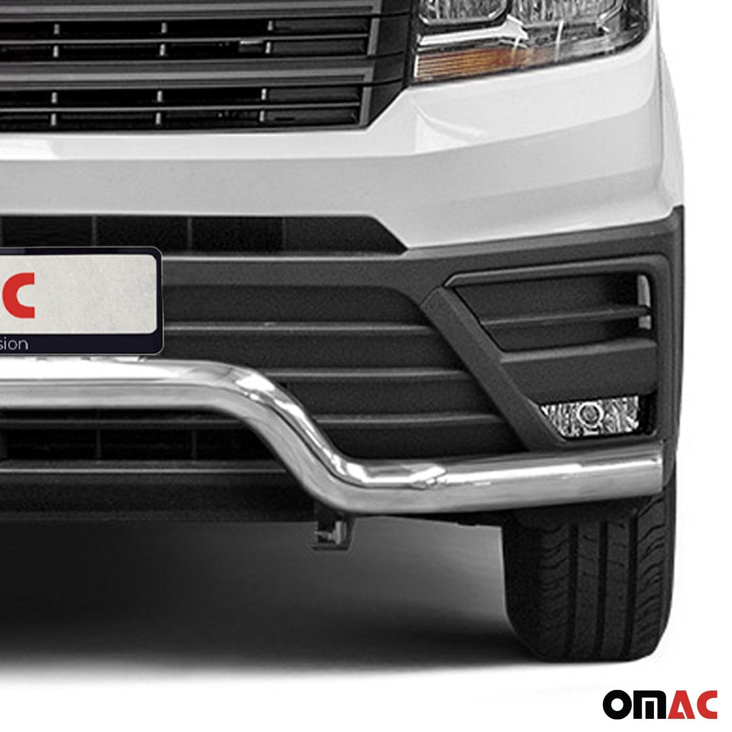 Bară de protecție față, bară de protecție față pentru VW Crafter 2017-2025 cu ABE (omologare de tip germană), oțel, argintiu