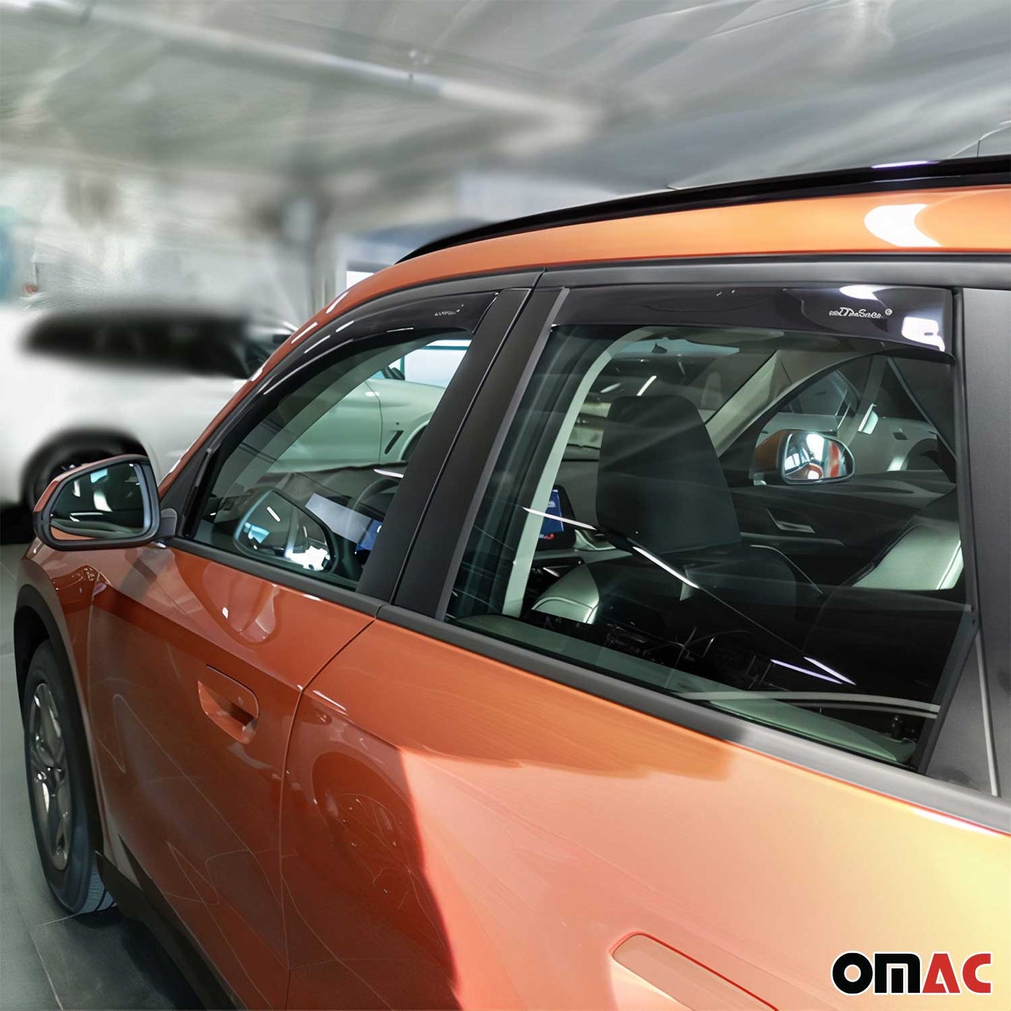 Windabweiser Regenabweiser für BMW X1 U11 2022-2025 Dunkel Acryl 4tlg