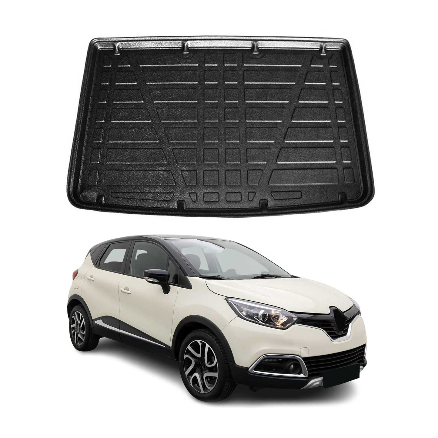 Protecție portbagaj/căptușeală pentru Renault Captur 2013-2025, cauciuc TPE, negru