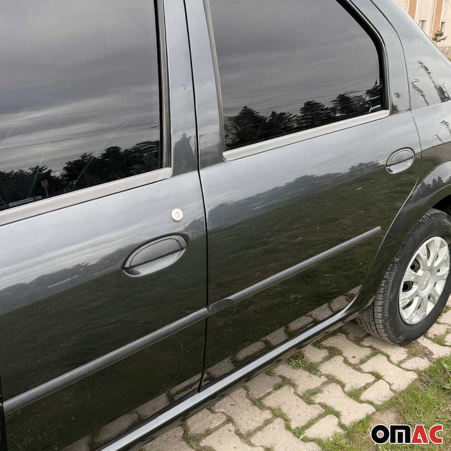 Fensterleisten Zierleisten für Dacia Logan MCV Kombi 2006-2012 Edelstahl 4tlg