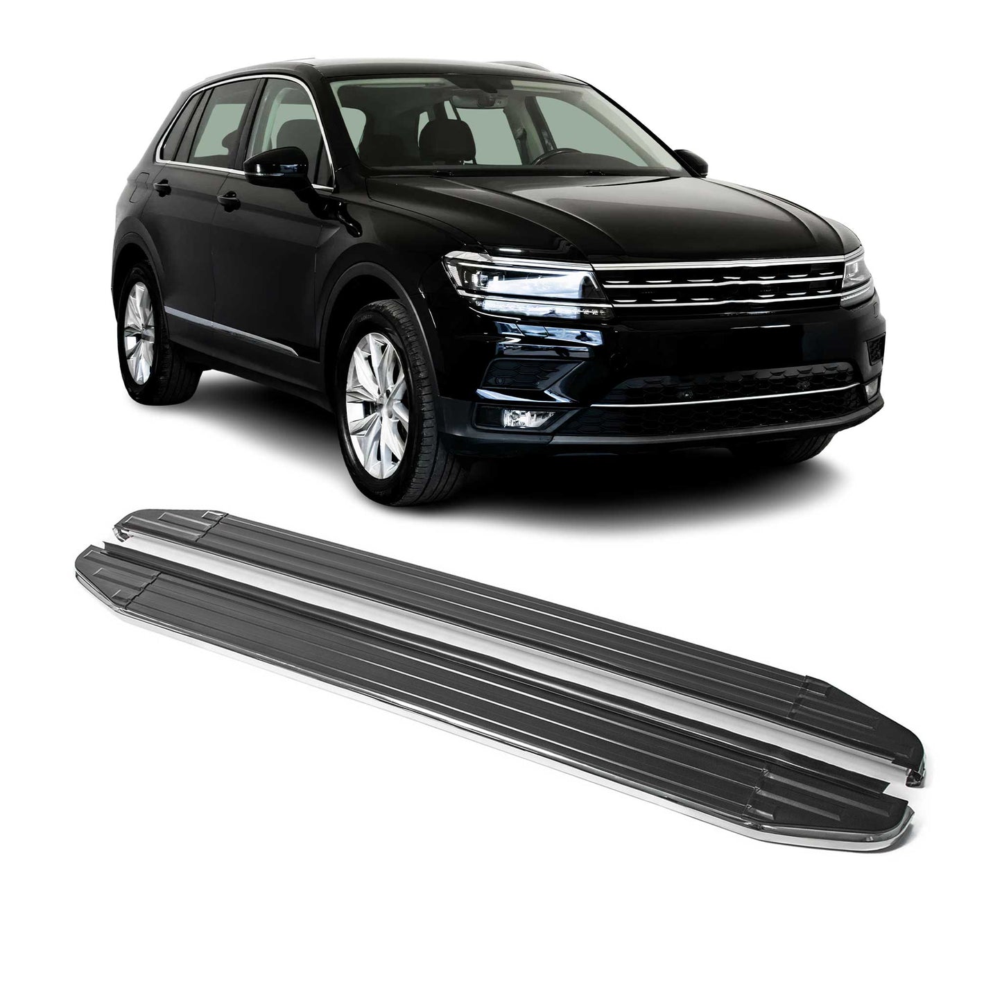 Trittbretter Seitenschweller für VW Tiguan mk2 2016-2024 ABE Alu