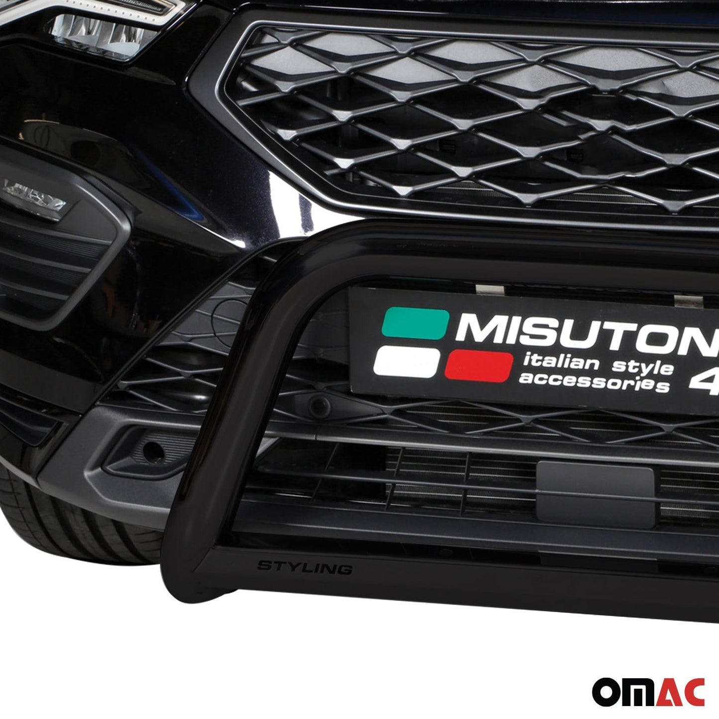 Frontbügel Frontschutzbügel für Seat Ateca 2021-2025 ø63mm Stahl Schwarz Schutz