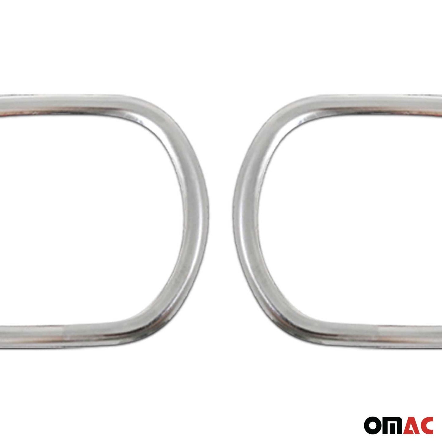 Nebelscheinwerfer Rahmen Umrandung für Opel Corsa F 2020-2025 Edelstahl 2x