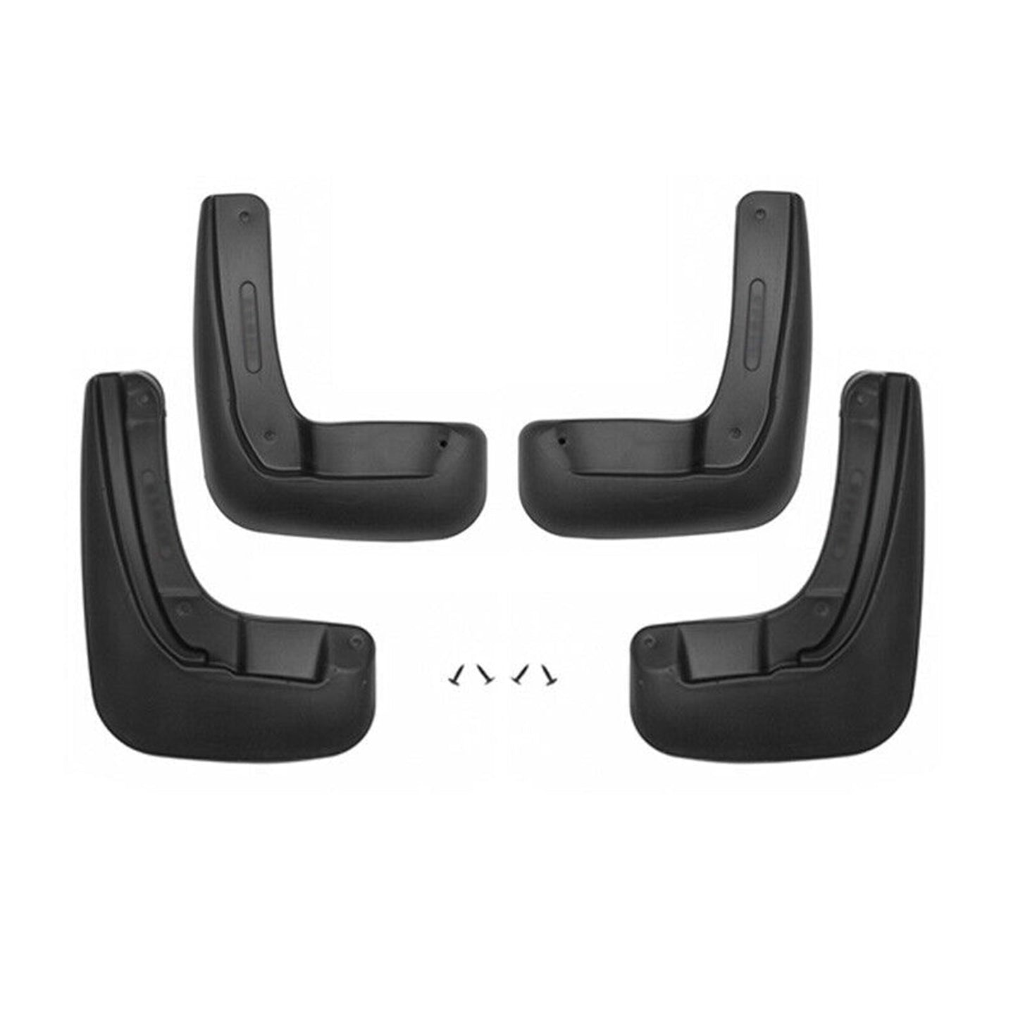 Schmutzfänger Kotflügel für Skoda Rapid Limo 2012-2019 Kunststoff Schwarz 4tlg