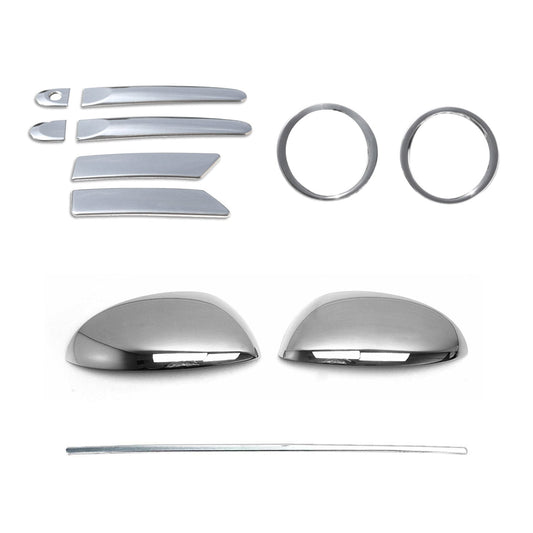 Türgriffe Blende Heckleiste Spiegelkappen für Nissan Juke 2010-2019 Chrom Satz