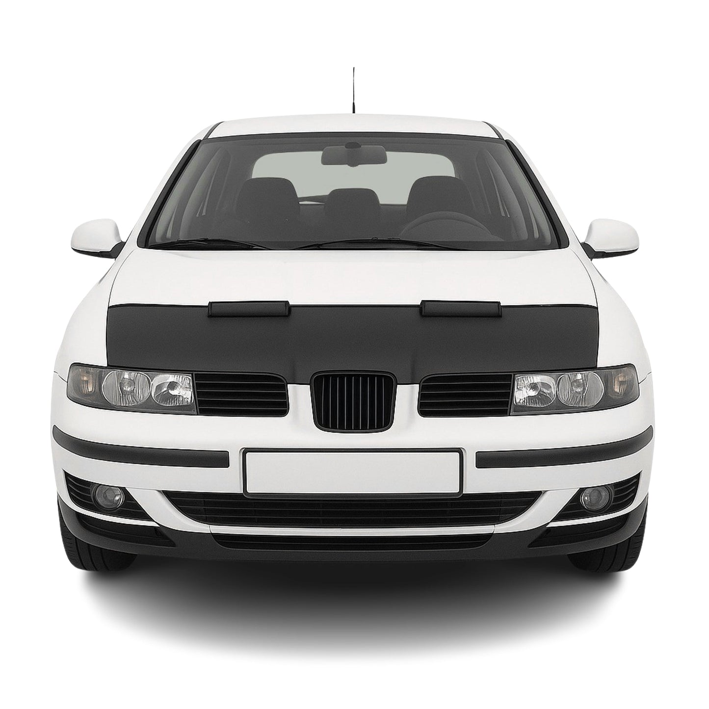Haubenbra Steinschlagschutz Bonnet Bra für Seat Toledo 1998-2004 Schwarz Halb