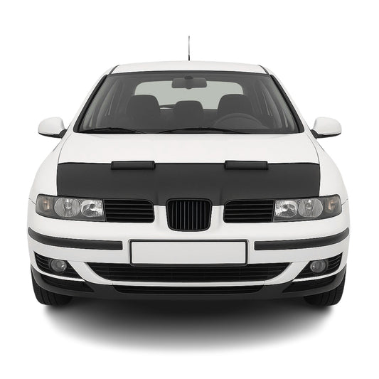 Haubenbra Steinschlagschutz Bonnet Bra für Seat Toledo 1998-2004 Schwarz Halb