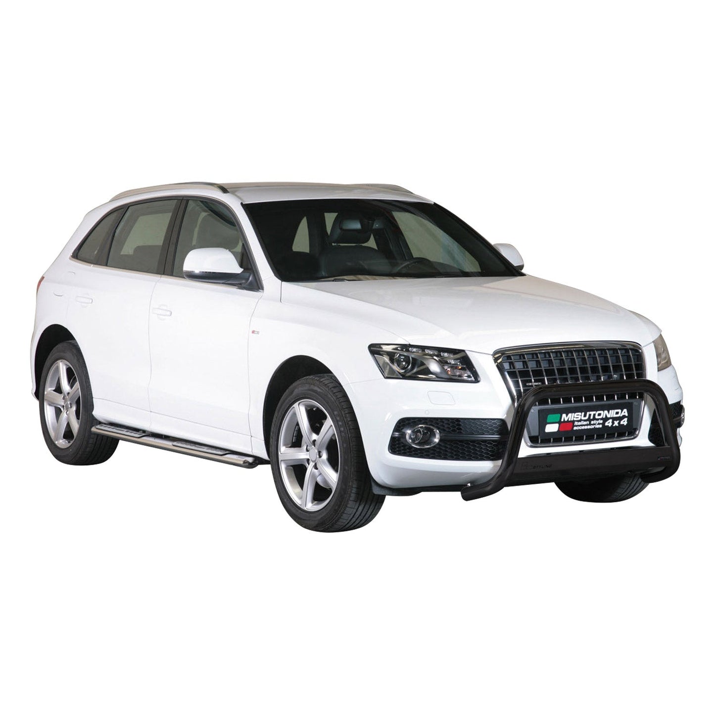 Bară de protecție/buton față pentru Audi Q5 2008-2015 ø63mm oțel negru protecție