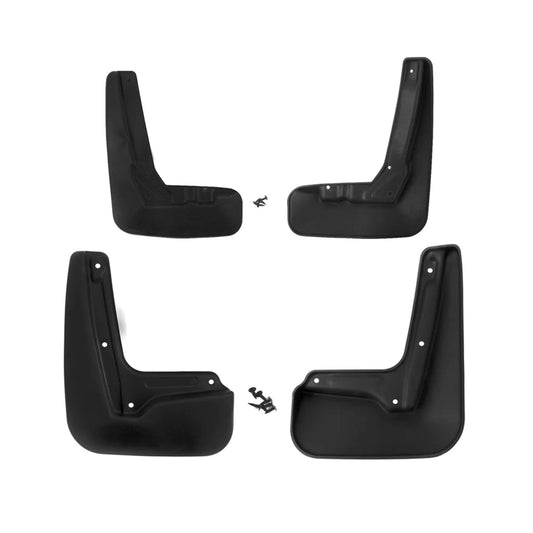 Apărătoare de noroi pentru VW Polo 2009-2014, plastic, negre, 4x
