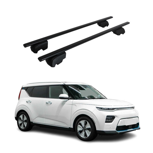Portbagaj de plafon pentru Kia Soul EV 2020-2023 Negru ABE 2x