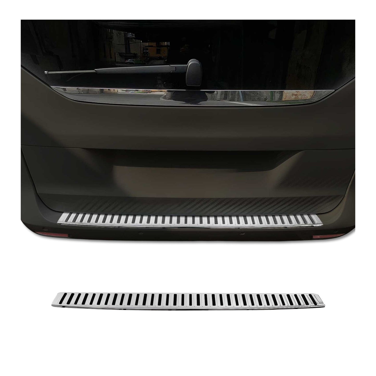 Ladekantenschutz Stoßstange für Mercedes Vito W447 2014-2025 Edelstahl Chrom